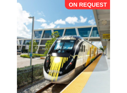 BRIGHTLINE TRAIN - (SAÍDAS DE MIAMI PARA ORLANDO)